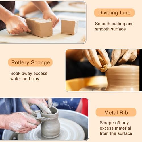 43 PCS Clay Tool,Clay Sculpting Tools Kit with Storage Bag