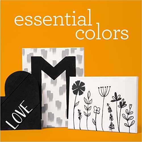 Acrylic Paint Set, Includes 2 x 16 fl oz White and Black Paint