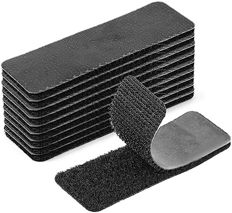 Art3d 48 Sets Hook and Loop Tape, 3"x 1" Sticky Back, Heavy Duty