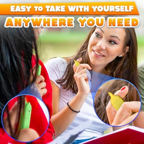6 Pcs Small Highlighters for Kids, Cute Bear Design, Multi Colored