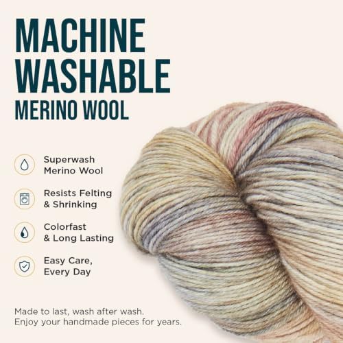 KnitPro Symfonie Fingering Weight Merino Wool Yarn 100g, Moonlit Glow