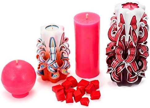 Bright Pink Candle Wax Dye 2 oz - Candle Color Dye Blocks