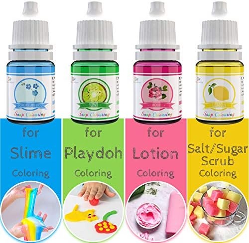 Soap Dye & Colorant - 20 Vibrant Liquid Colors for Soap Making & Bath Bombs