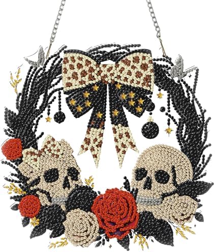 Halloween Hanging Diamond Art Kits for Adult Diamond Painting Kit Pendant