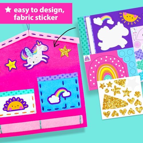 KRAFUN Unicorn Beginner Sewing Kit for Kids Age 6+ | 7 Projects