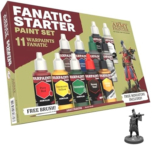 The Army Painter, Warpaints Fanatic Starter Set, 11 x 18 ml