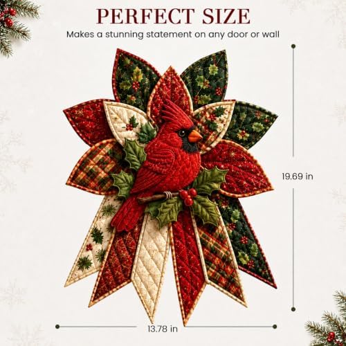 Daily Partner Quilted Christmas Door Hanging DIY Sewing Kit (D)
