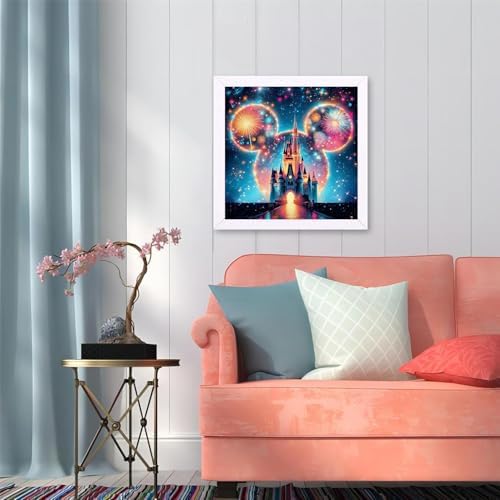 JAKI Diamond Art Painting Kits for Adults Castle 13.8x13.8inch