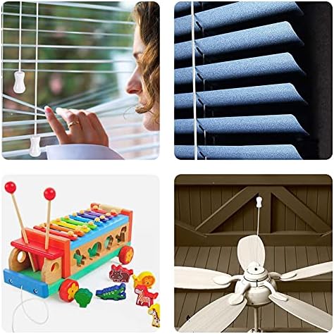 PH PandaHall 1.5mm 100 Yards Nylon Thread Blinds String Beading Cord Bracelet String Braided Lift Shade Cord Kumihimo Macrame Thread for Rollers Windows Roman Shade Repair Friendship Bracelet
