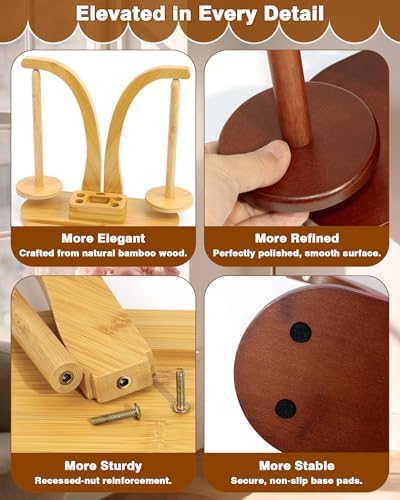 FIVEIZERO Double Magnetic Yarn Holder for Crocheting and Knitting