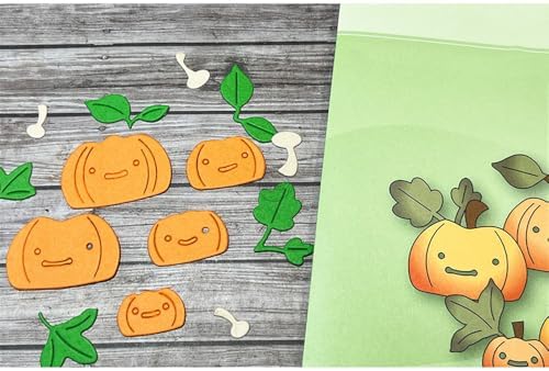 Halloween Patchwork Pumpkin Metal Cutting Dies for Card Making