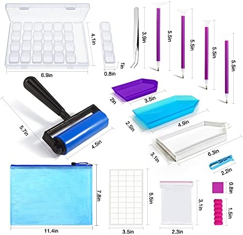 inifus 70 PCS 5D DIY Diamond Painting Accessories,Diamond Painting Tools