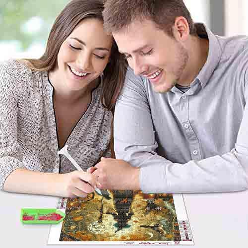 Halloween Diamond Art Kits for Adults,Diamond Painting Kits for Beginner 5D