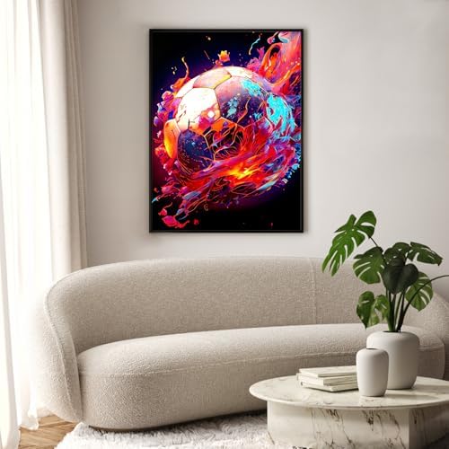Diamond Art Kits for Adults & Beginners, Soccer Diamond Painting Kit