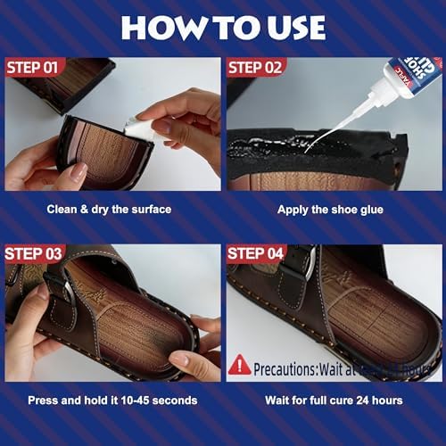 Shoe Glue Sole Repair, Super Glue for Shoes Heavy Duty 40g