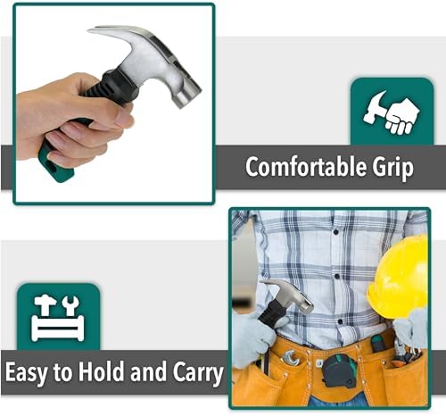 Mr. Pen- Claw Hammer, 8oz, Dark Green, Magnetic