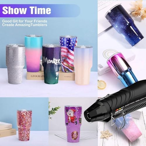 Mini Heat Gun, 110V 300W Hot Air Gun for Crafts, Embossing & Shrink Wrap