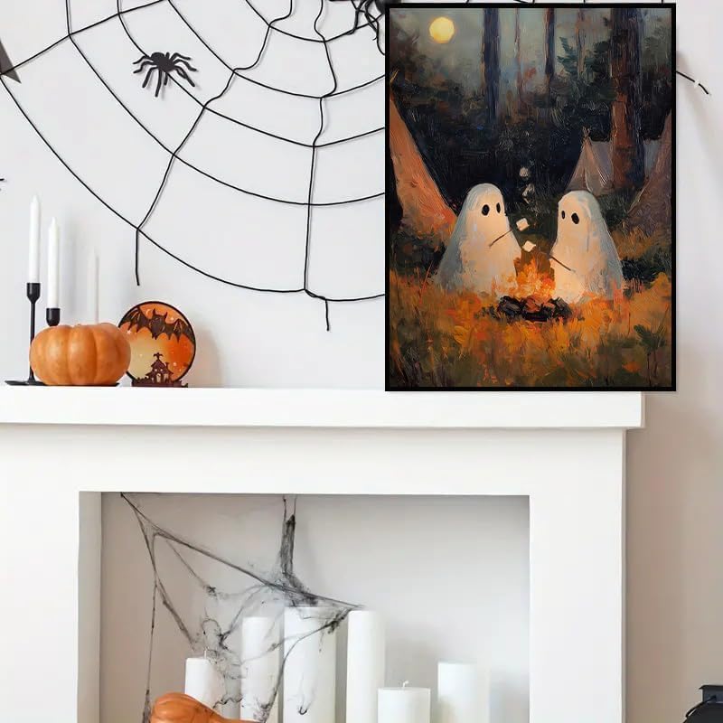 ijbnhd Halloween Diamond Painting Kits for Adults Ghost 12x16inch