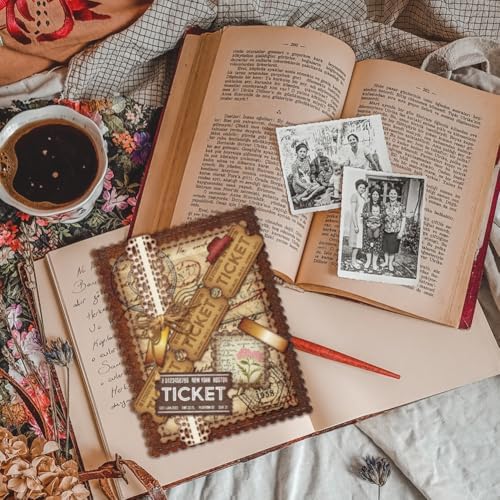 GLOBLELAND Postage Stamp Cutting Dies for Card Making Lace Postcard Ticket Cut Die for DIY Scrapbooking Journal Embossing Paper Craft Decor