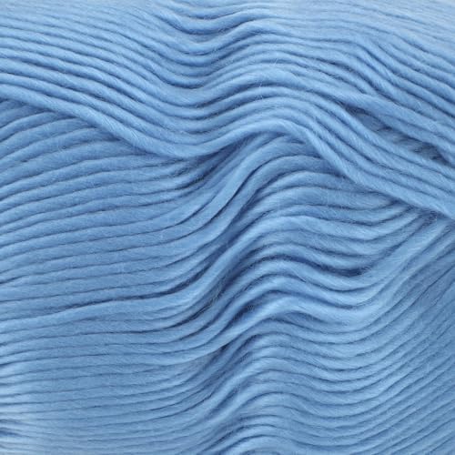 Loops & Threads Facets Yarn - Yarn for Knitting, Crochet, Weaving, and Arts & Crafts - Blue, Acrylic, 3.5 oz