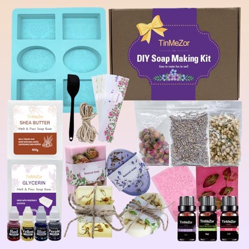 TinMeZor Soap Making Kit for Adults - DIY Kit for Beginner