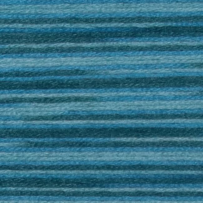 KCS Big skeins of 25 Meters Size 25 Color Variegated Cross Stitch Stranded Threads,6 skeins,4025