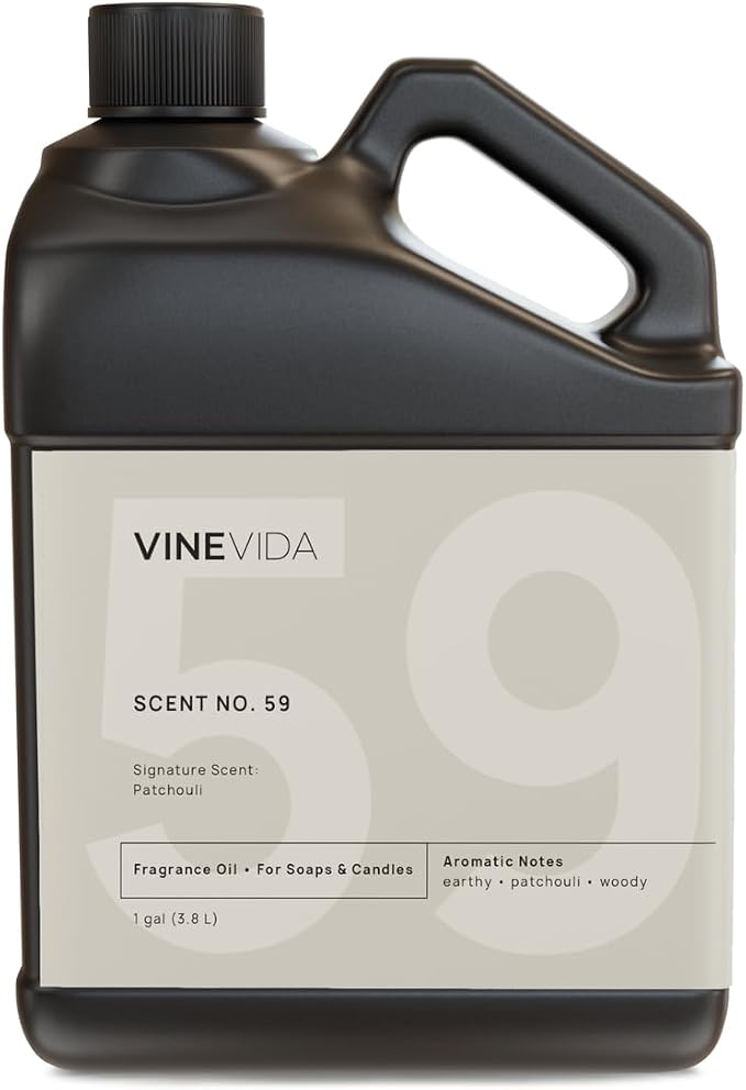 VINEVIDA [128oz] Patchouli Fragrance Oil - Natural Scents for Candle and Soap Making - Made in USA