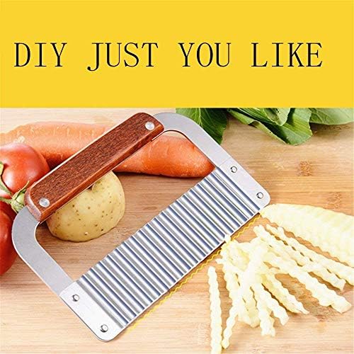 2-Pack Stainless Steel Wavy Soap Cutter Soap Making Tools Hardwood Handle Pro. Supply