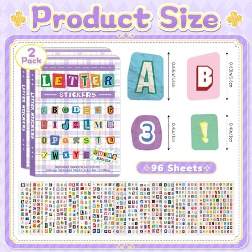 10000+ Letter Stickers for Scrapbooking Junk Journal Supplies Craft Decor