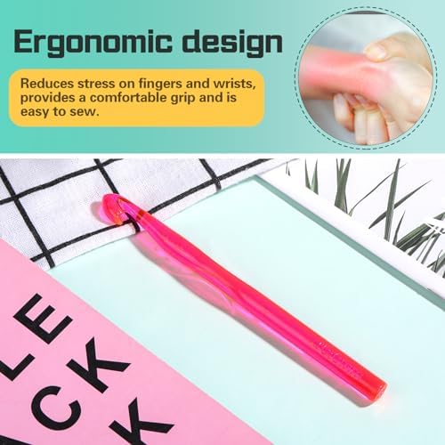 QMNNMA 10 mm Crochet Hook, Large Crochet Hooks for Chunky Yarn