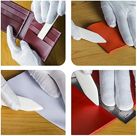 WUTA 100% Genuine Bone Folders Creaser Crafts Scoring Folding Creasing Origami Paper Creaser Crafting Tool for DIY Handmade Burnishing Bookbinding and Paper Crafts,1 Pack