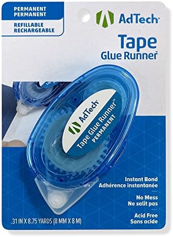 Crafter's Tape Permanent Glue Runner-.31"x8.75 Yards