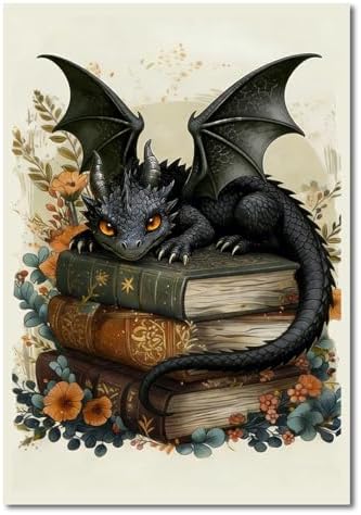 Dragon Diamond Art Kits for Adults, Diamond Painting Kit 12×16 inch