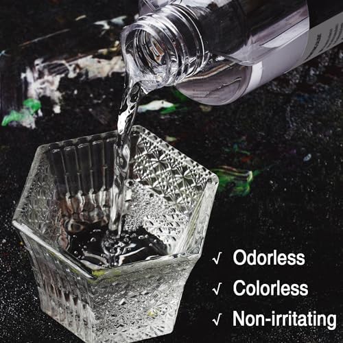 PHOENIX Oil Paint Thinner - 8.5 Fl Oz. / 250ml Bottle Oil Brush Cleaner