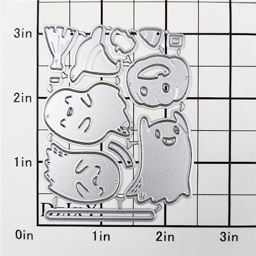 Horror Halloween Ghosts Metal Cutting Dies for Card Making