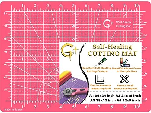 G+ Self-Healing Modeler's Cutting Mat A4 9 x 12"; Professional Small Cutting Board for Kids Modeling, Scrapbooking, Gundam Building, Rotary Cutting - A Great Hobbyist Cutting mat