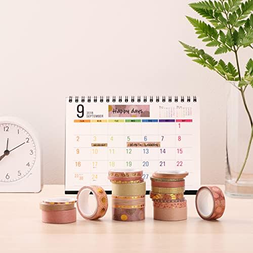 Mr. Pen- Washi Tape Set, 21 Rolls, Assorted Sizes, Boho Design | 5.5 Yards/Roll, Washi Tape for Scrapbook, Arts, Crafts, Journals and Planners