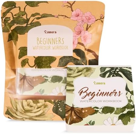 Tobio's Watercolor Workbook for Beginners – Sketch Book, Premium Paper