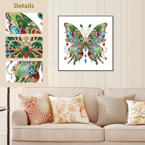 Butterfly Diamond Art Kits for Adults Special Shape Diamond Painting