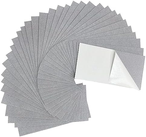 Jtnohx Self Adhesive Felt Sheets Adhesive Backed Felt Fabric Grey 4"x8"