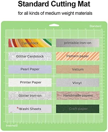 Gwybkq Cutting Mat 12x12 20 Pack, Compatible With Cricut Maker 3/Maker/Explore 3/Air 2/Air/One Standard Green Grip Replacement Accessories