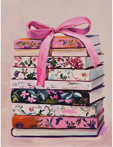 Pink Book Diamond Art Kits for Adults Diamond Painting Kit for Adults