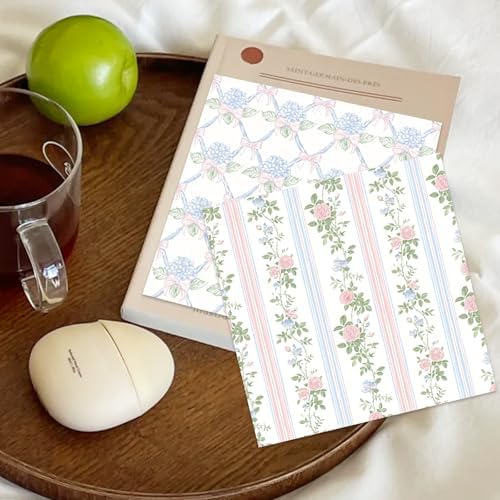 16 Sheets 5.8x5.8Inches Vintage Flora Scrapbook Cardstock Paper