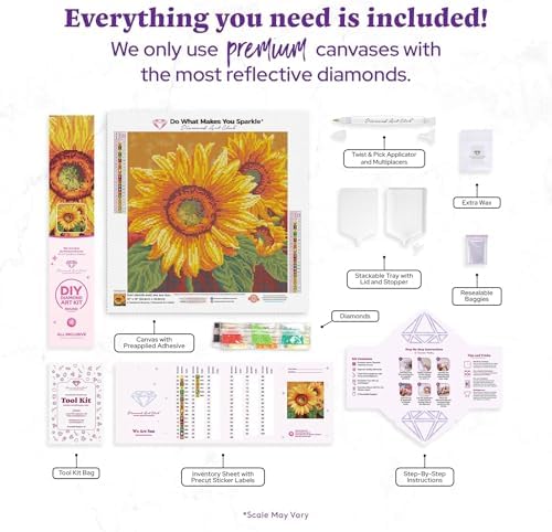DIAMOND ART CLUB We are Sun Diamond Art Kits for Adults