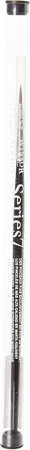 Winsor & Newton Series 7 Kolinsky Sable Brush, Round SH #1,Black | The World's Finest Watercolor Brush, Kolinsky Sable Hair, Rust-proof, Seamless Nickel Plated Ferrules, Hand-Made in England