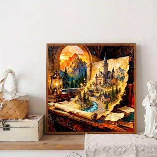 Magic Castle Diamond Art Kits for Adult Diamond Painting Kit for Beginner