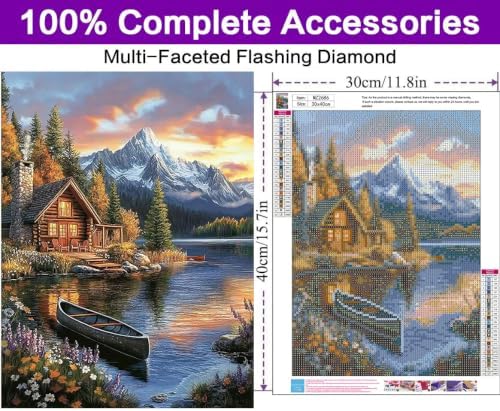 Diamond Art Kits for Adults, Landscape Diamond Art Painting Kits for Adults