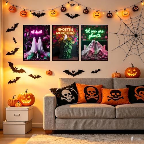6-Pack Cute Ghost Diamond Art Kits for Adults Round Diamond Painting