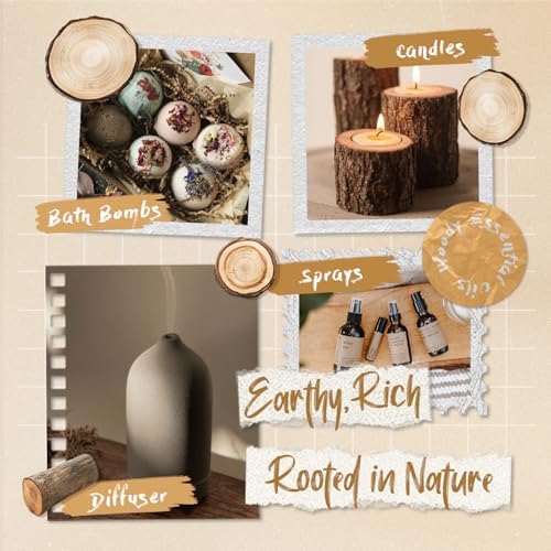 SALKING Woody Essential Oils Gift Set, Natural and Pure Aromatherapy Oil