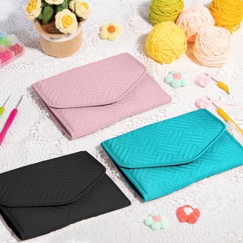 MYBAGZING Crochet Hook Case - Foldable Organizer - Knitting & Crochet Supplies Accessory